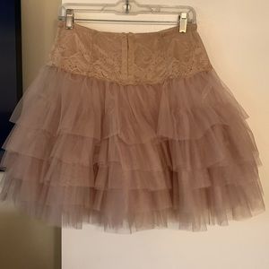 Free People tulle mini